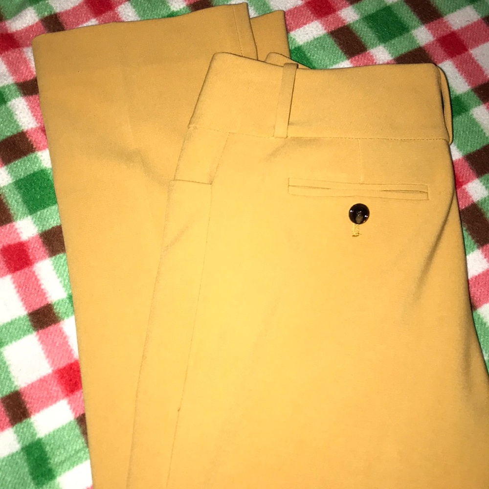 Mustard color dress pants